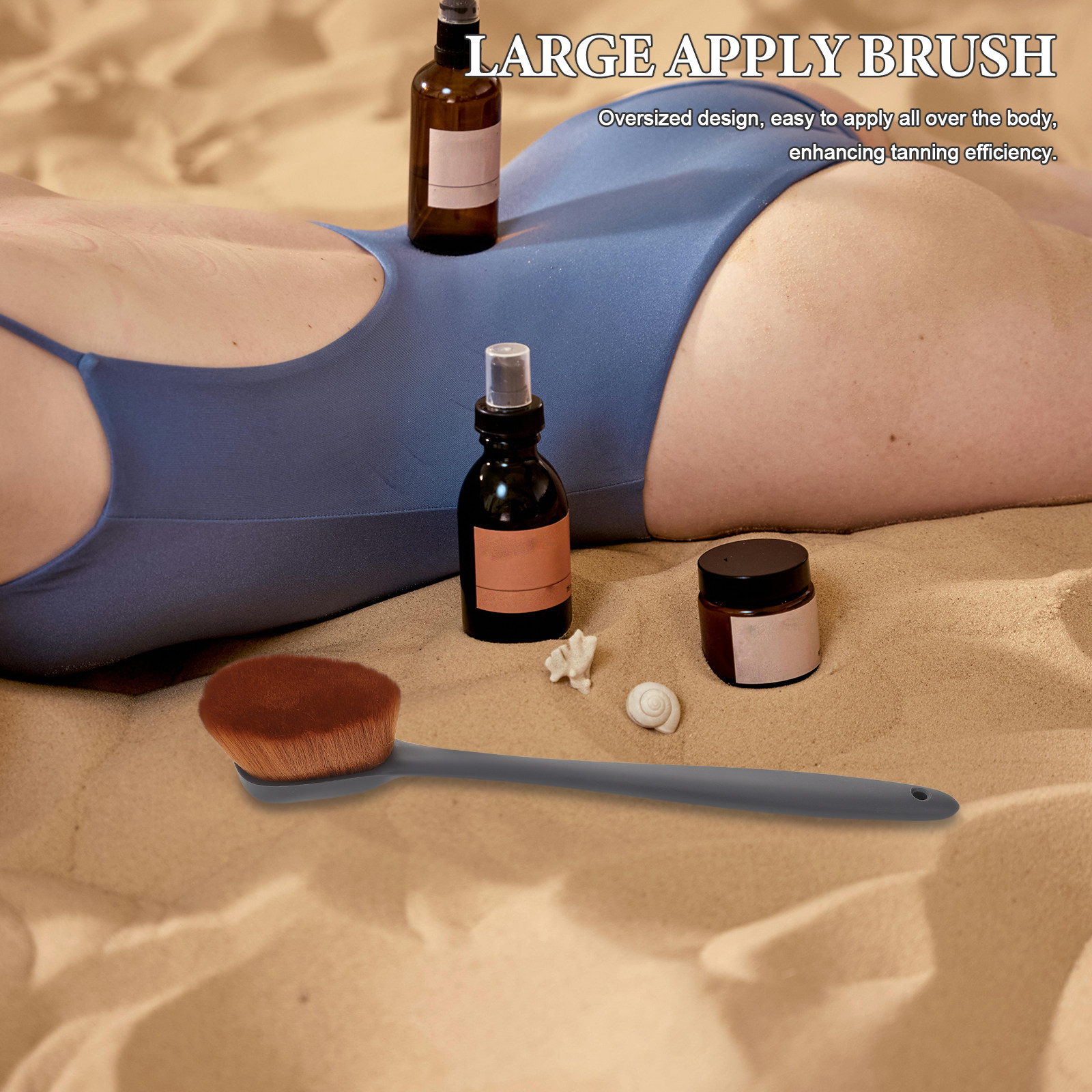 Body Brush - Escova Corporal Extra Grande para Autobronzeador,