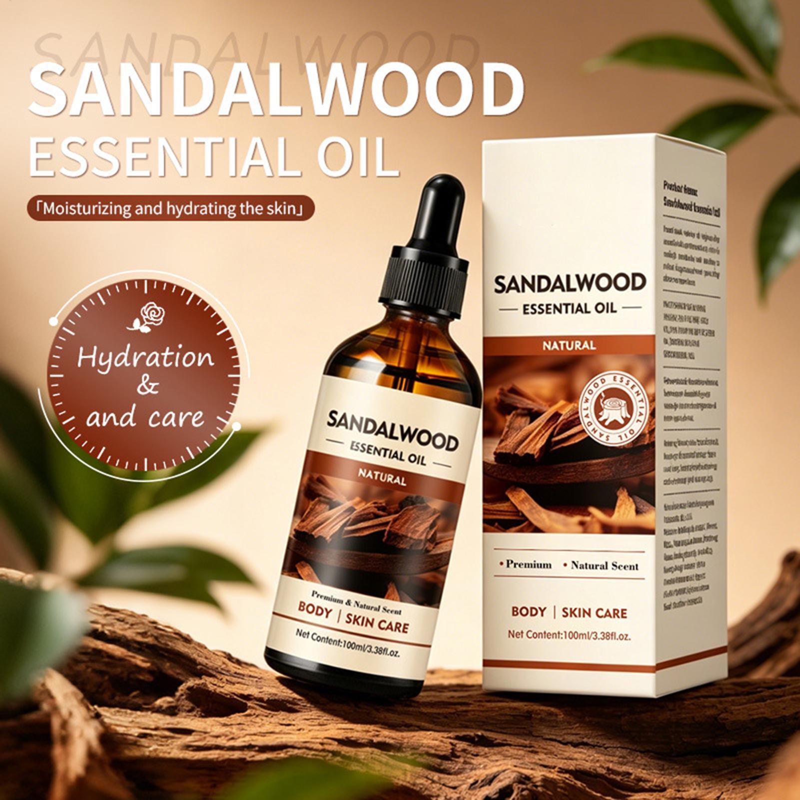 Aromatherapy Diffuser - Óleo aromático de sândalo 100ml, óleo