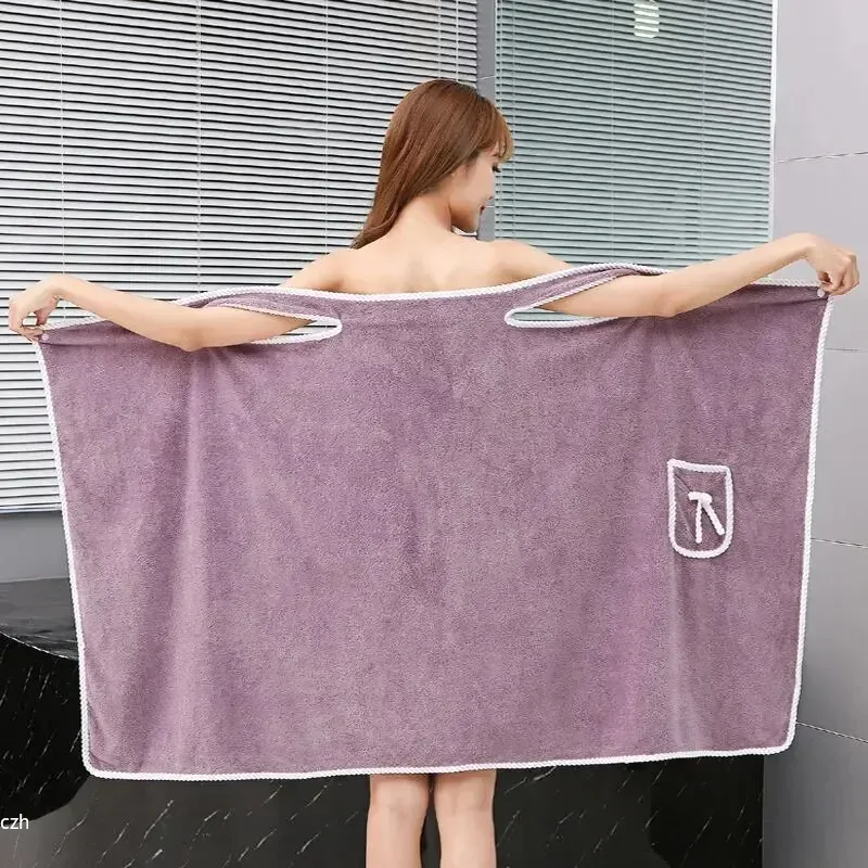 Spa Towel - Toalhas de Banho Femininas Vestíveis 85*140CM,