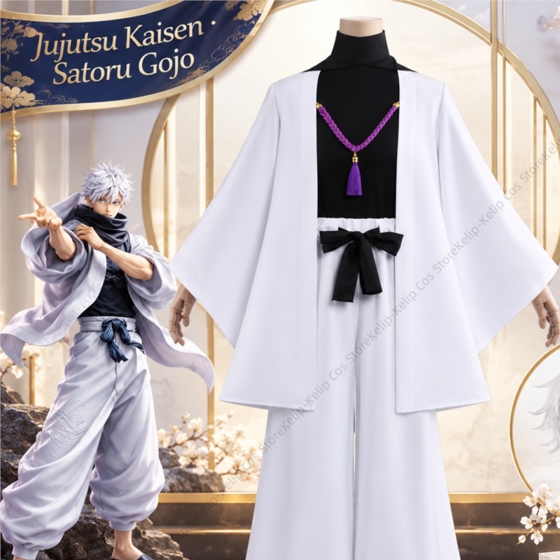 Fantasia Cosplay Gojo, estilo  - Bathrobe avaliação e preço