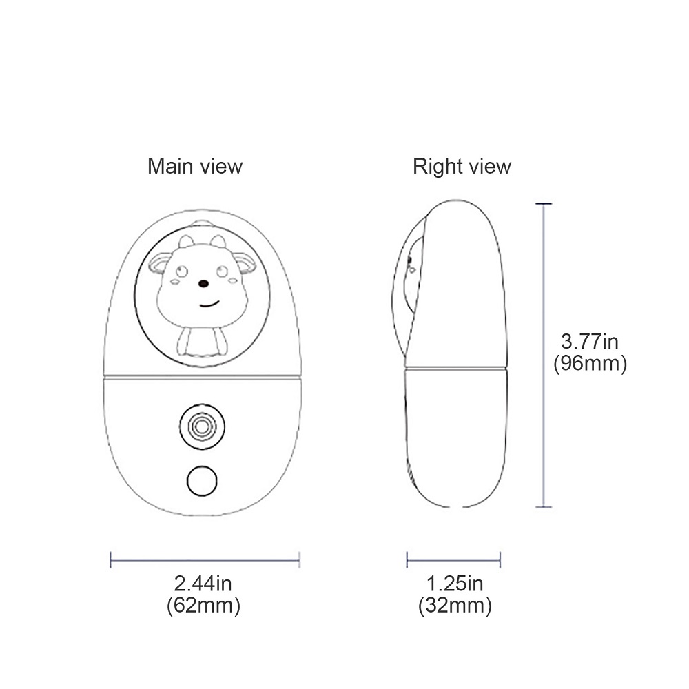 Mini umidificador facial de 35 - Face Steamer avaliação e preço