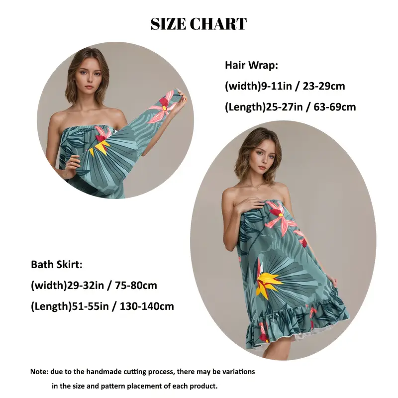 Conjunto de saia de banho de m - Spa Towel avaliação e preço