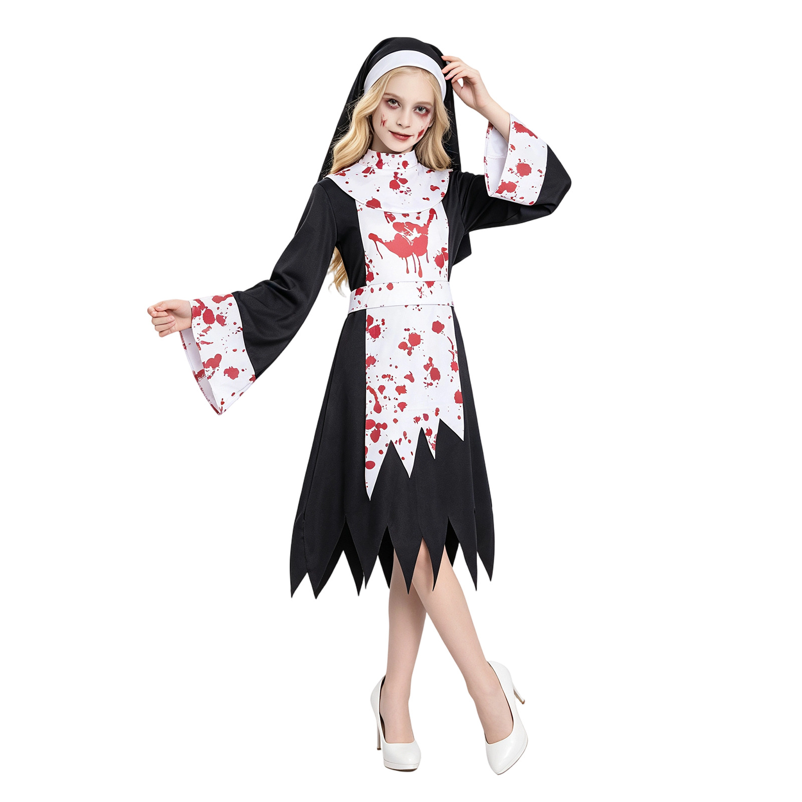 Fantasia de Freira Assustadora - Bathrobe avaliação e preço