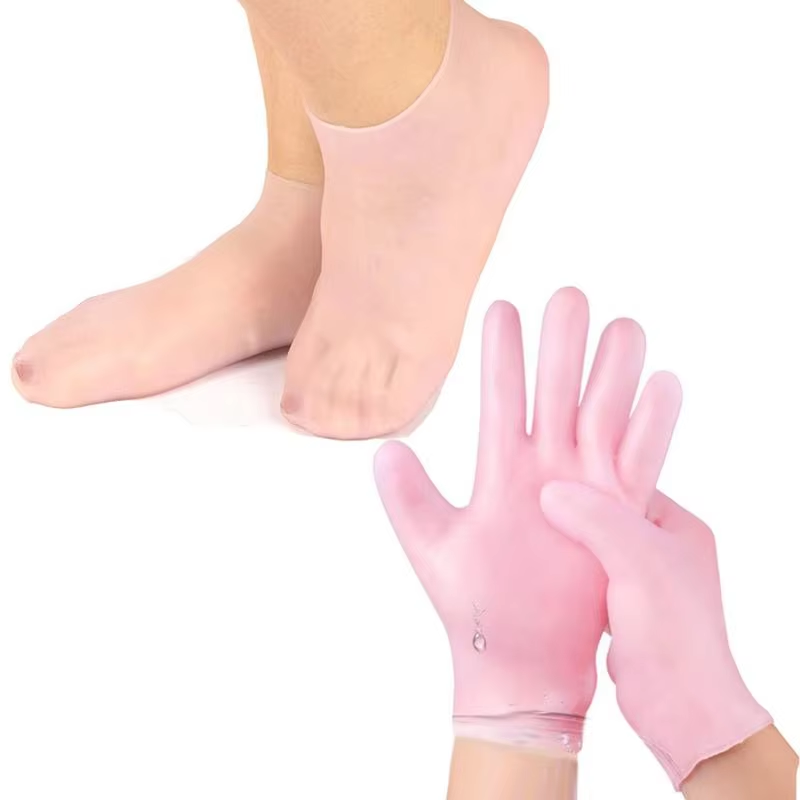 1 par de meias de silicone par - Foot Spa avaliação e preço