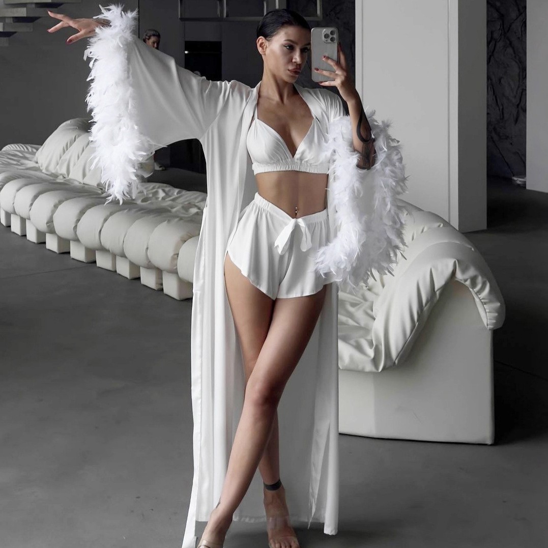Conjunto de três peças: Roupão - Bathrobe avaliação e preço