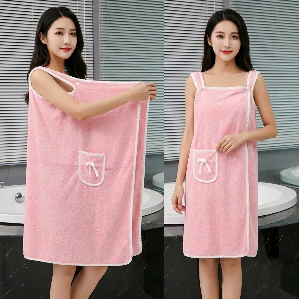 Saia de Banho em Fleece Coral  - Spa Towel avaliação e preço