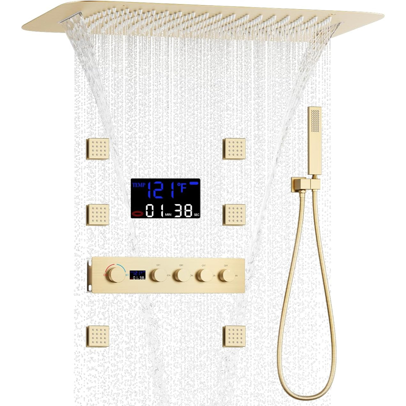 Latão escovado ouro display di - Body Brush avaliação e preço
